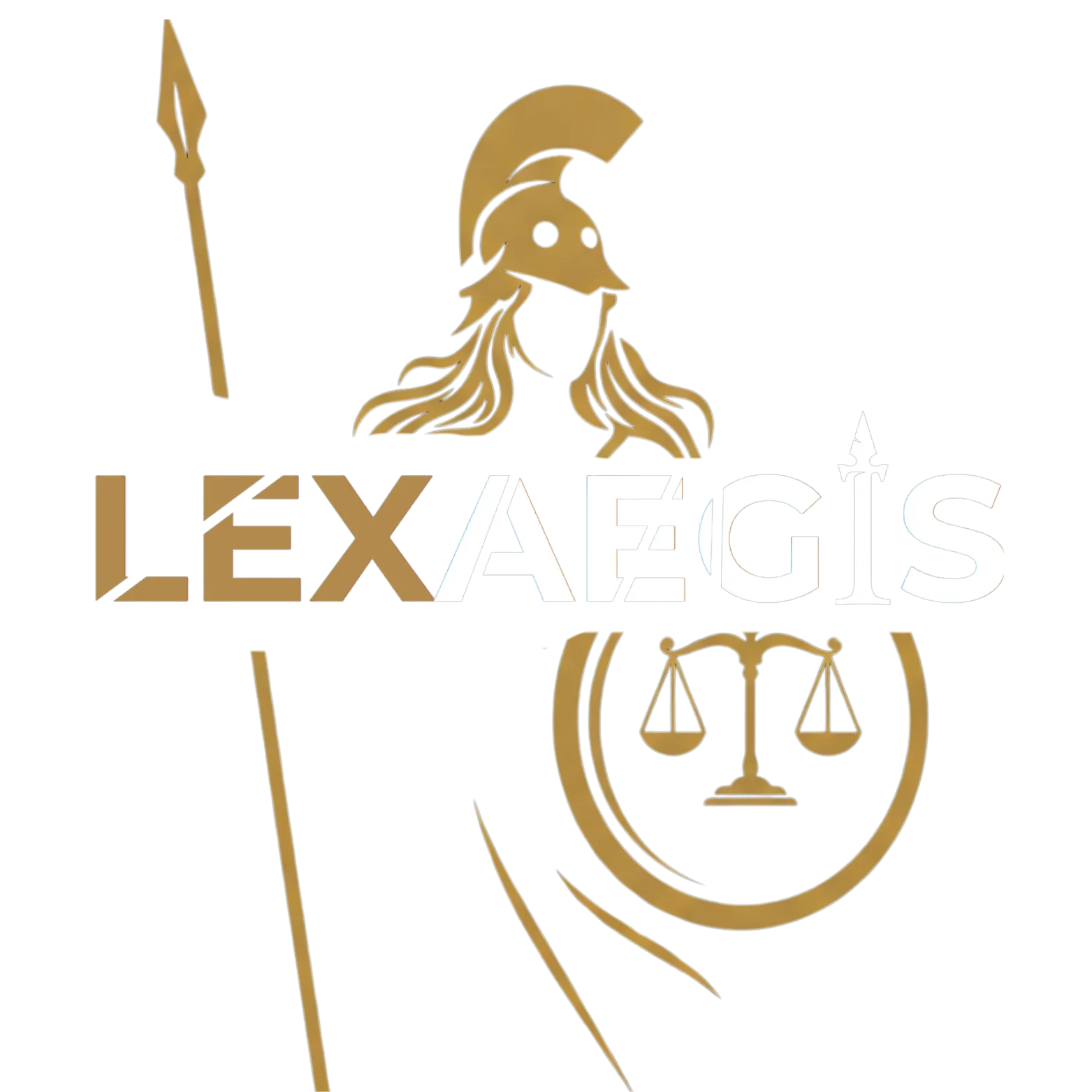 Logotipo de LexAegis, especialistas en defensa legal